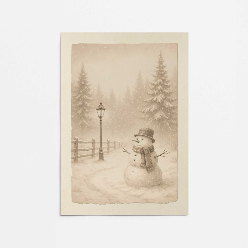 «Whispers of Winter», reproduction d'art, 11 po x 14 po, Sans cadre
