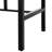 Rundell 48" Dining Table - Rustic Industrial Solid Pine Wood Top with Reclaimed Wood Finish, Strong Powder-Coated Metal Legs, Ideal for Kitchen and Loft Spaces, Natural Wood Variations