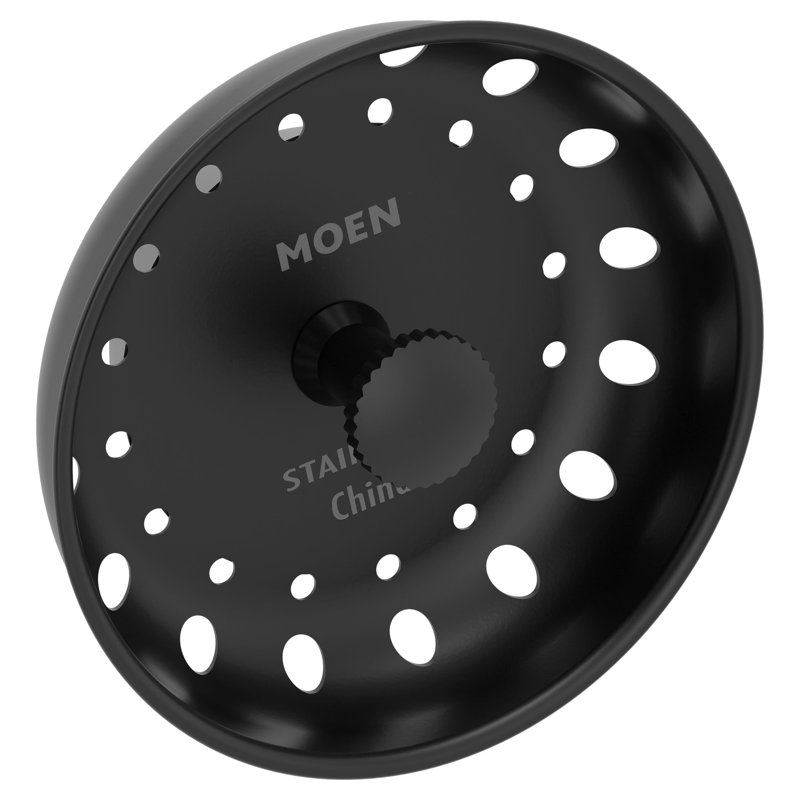 Crépine pour évier de cuisine Moen, Noir mat