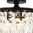 3 - Light 9.1'' Bowl Crystal Semi Flush Mount