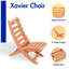 Chaise Adirondack pliante en plastique Alexeya-906735788
