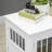 Versatile Wooden Dog Crate End Table with Multiple Doors for Small Dogs