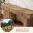 47" Solid Wood Bench, Farmhouse Entryway Bench-485741994