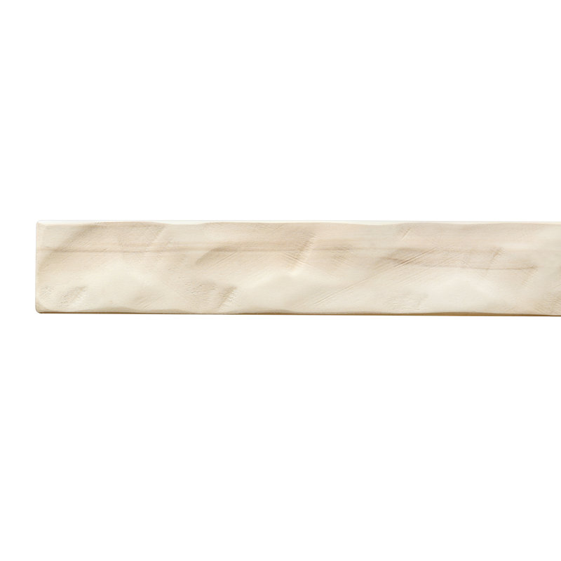 Tablette flottante en bois véritable - taillée, Sans finition, 48