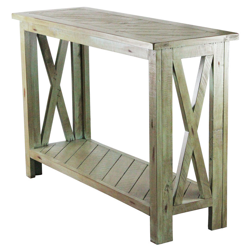 Console Piermichele 48 ", Aquamarine rustique