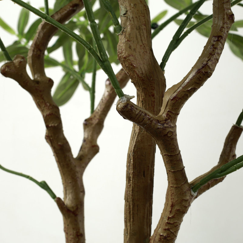 Approx. 83 Inches High Artificial Olive Tree