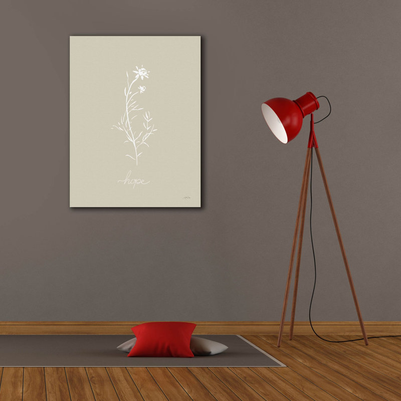"Epic Graffiti" Delicate Wildflowers 1 "par Katrina Pete, art mural sur toile, 26 po x 34 po