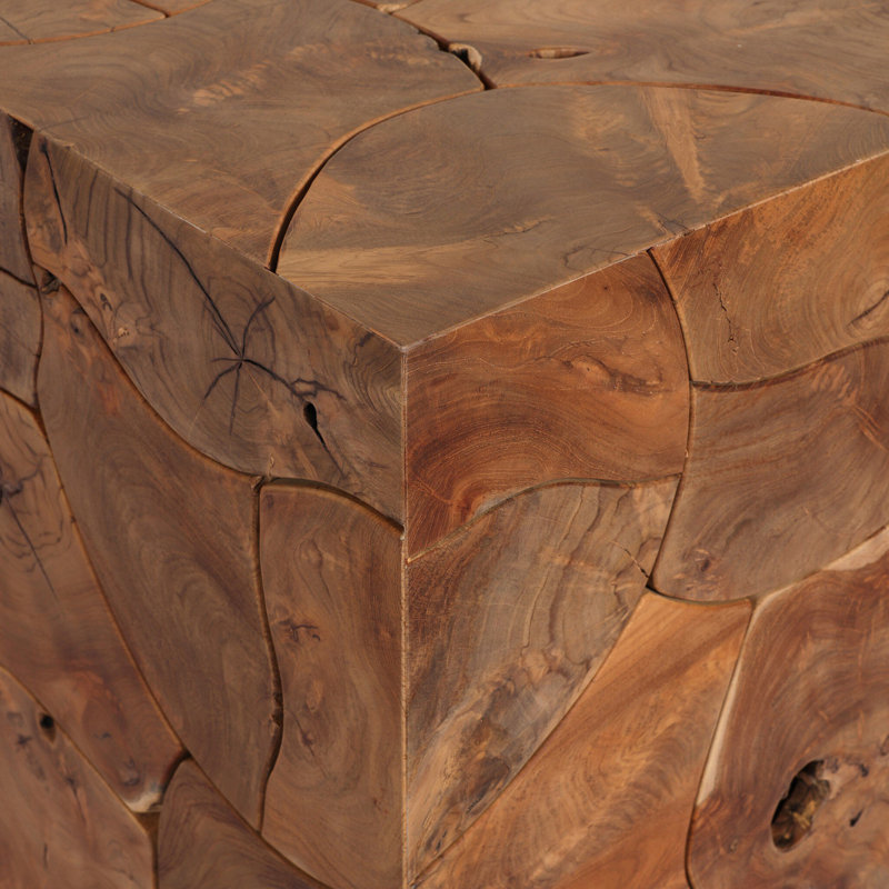 Tomlin Outdoor Teak Coffee Table, Teak Root