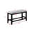 Transitional Counter-Height Bench With Dark Gray Upholstery - Spacious & Solid Dining Fabric Rectangular Build-1431035170-1431035172
