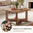31.5" Square Solid Wood Coffee Table