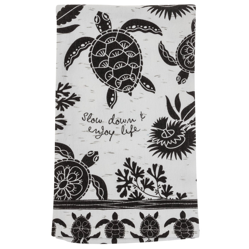 TORCHON BOHO TORTUE DE MER