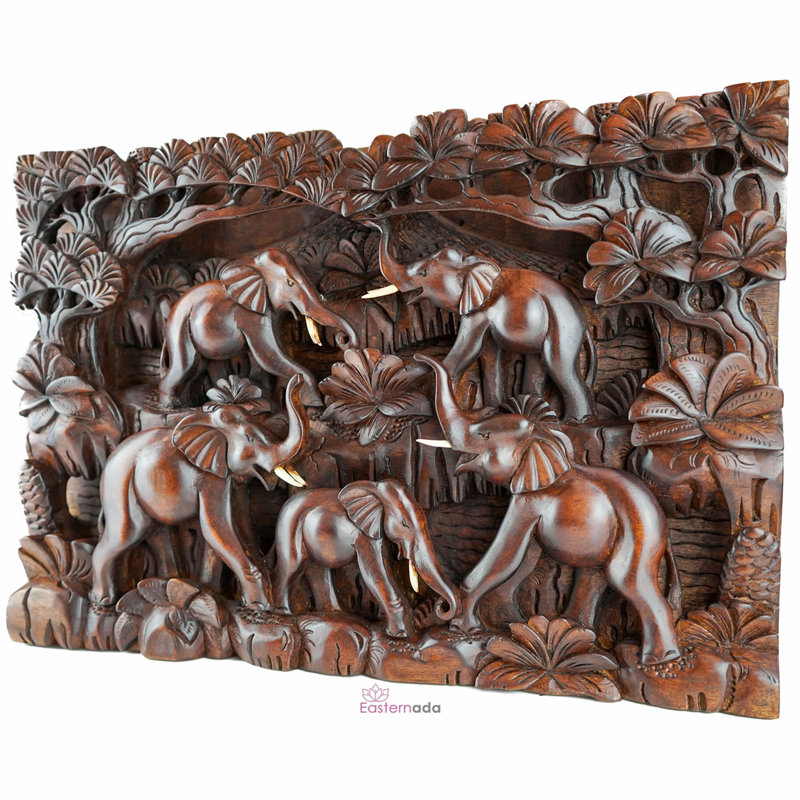 Handmade Wall Decor on Solid Wood
