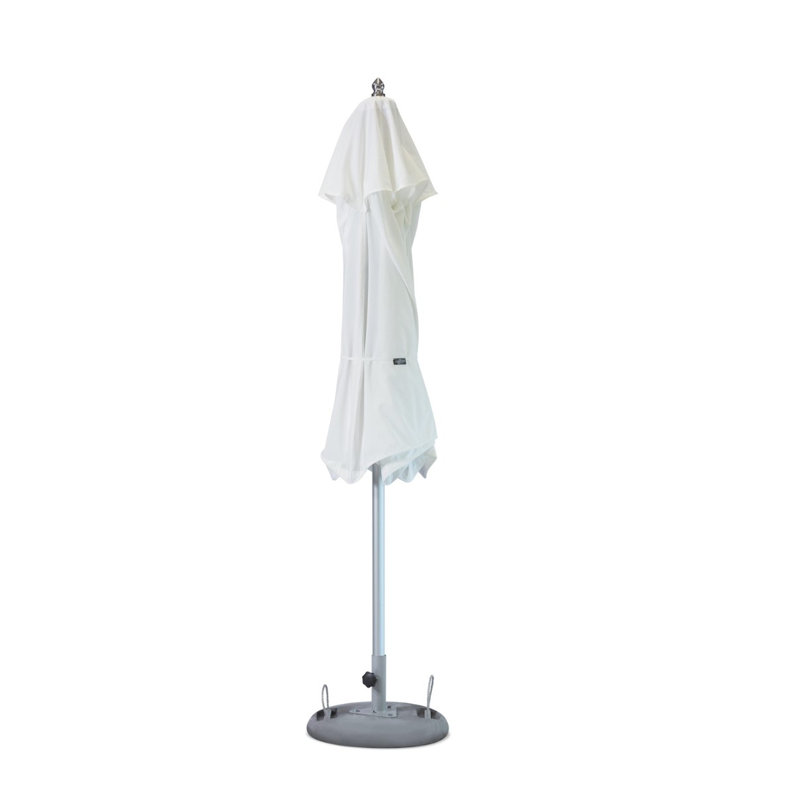 Clearence Market Umbrella, White, 102.36" H x 157.44" W x 157.44" D