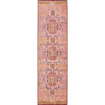 Tapis rose Donminique
