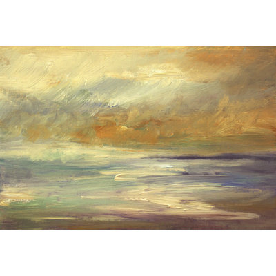Shoreline I - Wrapped Canvas Painting