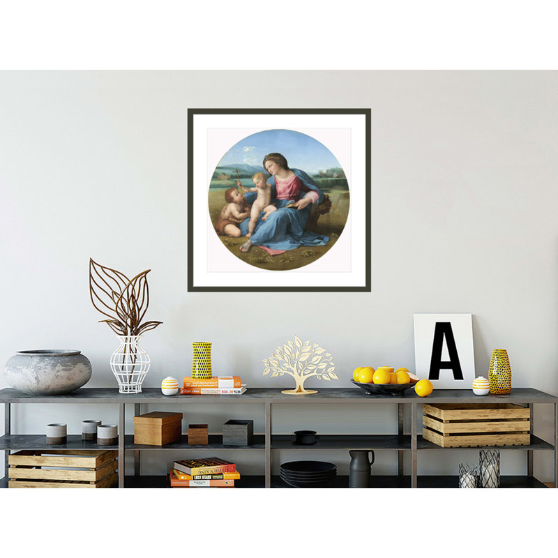 «The Alba Madonna» par Raphael, impression giclée sur cadre, H 33,5 po x l 33,5 po