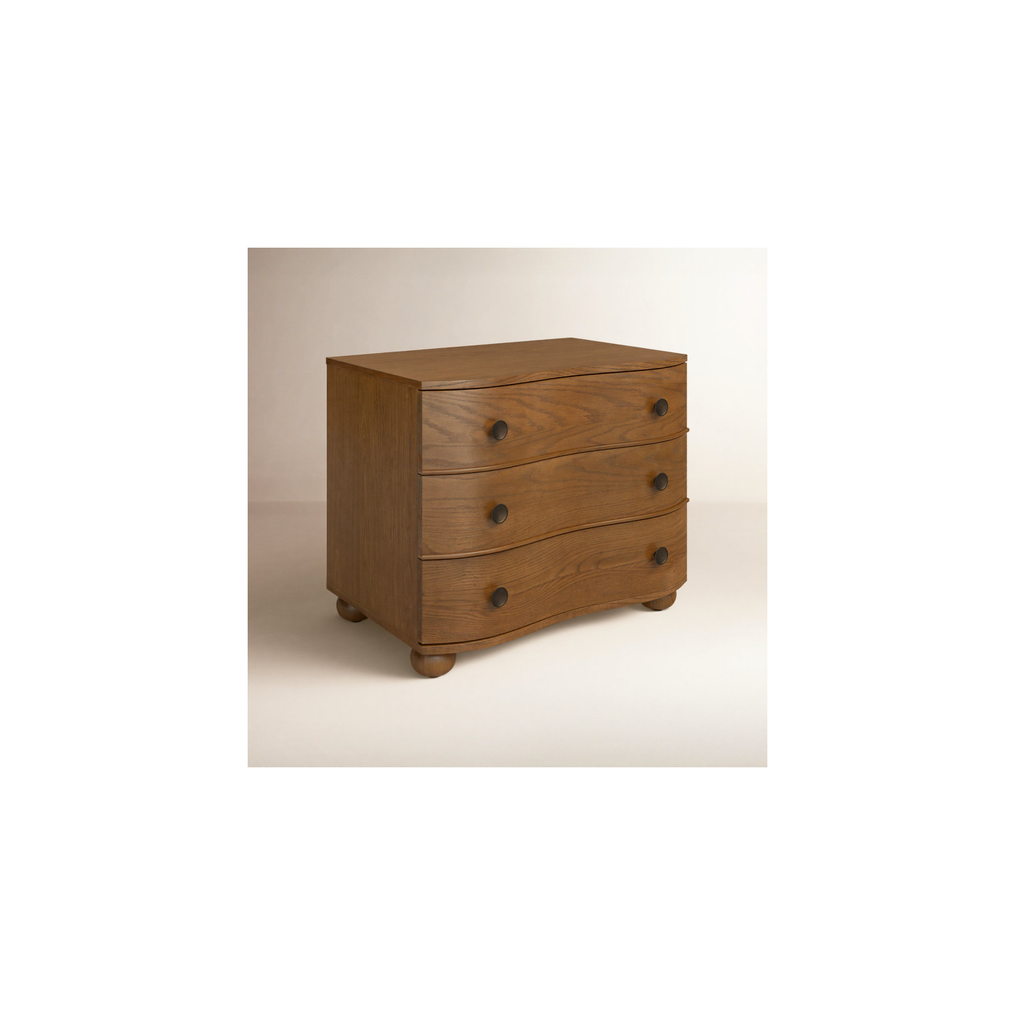 Tariel 3 - Drawer Nightstand, Toasted Oak