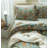 Vintage Floral And Leaf Printed  Microfiber Comforter Set-109231337-108994937