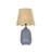 Kokenos Ceramic Table Lamp With Scallop Shade-1774942372