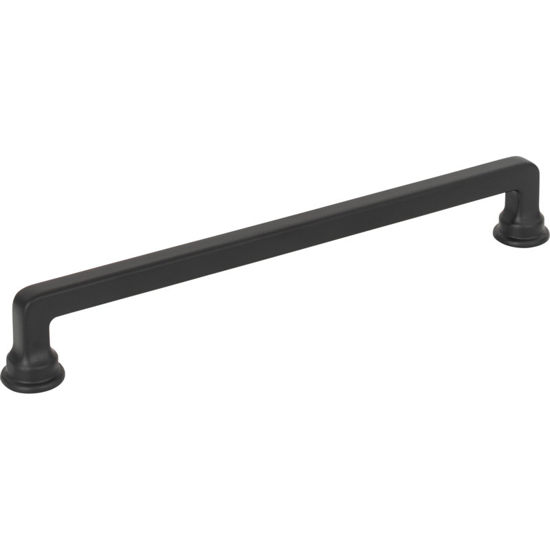 Everitt Bar Pull, Matte Black, 7 9/16"