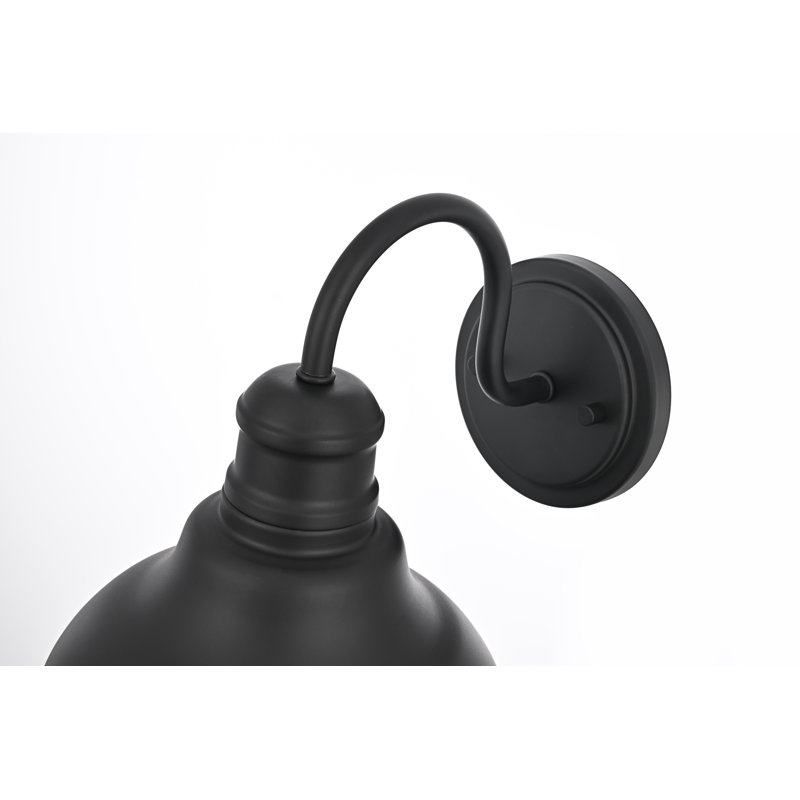 Callen Outdoor Wall sconce in Black