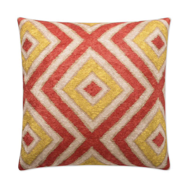Registan Square Pillow Cover & Insert, Tomato, 20"H x 20"W