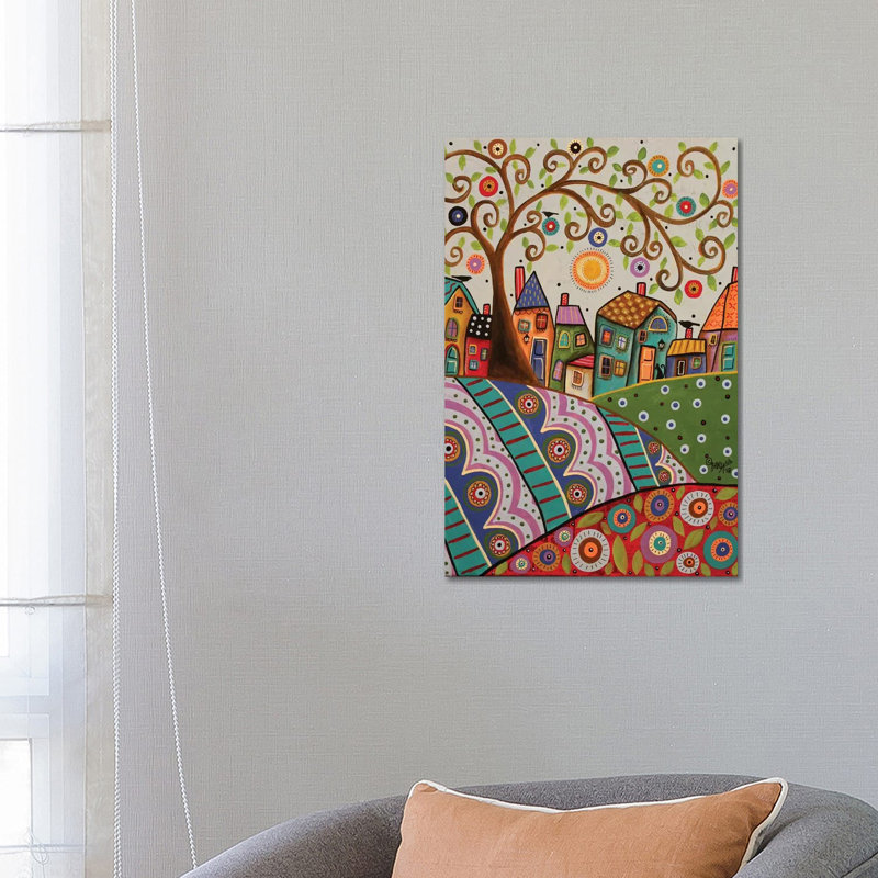 Amusing Landscape 1 Piece Wrapped Canvas Painting, 66.04cm H x 45.72cm W x 1.905cm D