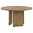 Dreydon Distressed Light Brown Round Dining Table