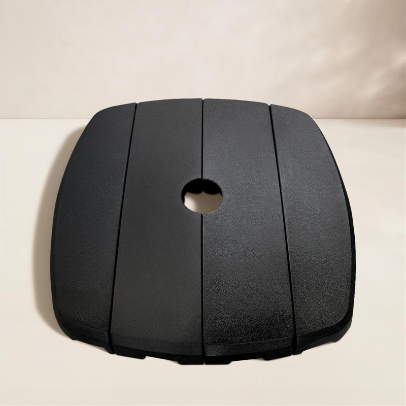 Kiana 29 Lb. Resin In-Ground Umbrella Base, Black