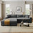 Mirod Large Sectional Sofa with Thick Cushions-1306370375