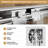 Aluminum Frame Double Sliding Shower Door, Tempered Glass Shower Door With Explosion-Proof Film And Stainless Steel Handles-117950825