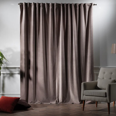 Matte Velvet Extra wide x Extra Long Custom Made Decorative Single Panel