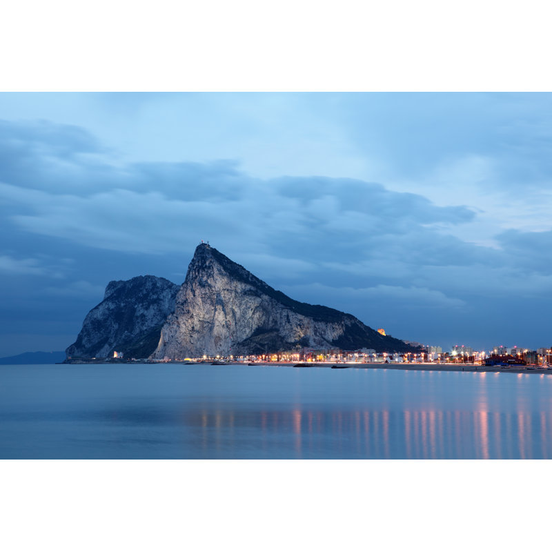 Rock Of Gibraltar - Wrapped Canvas Print, 81cm H x 122cm W x 3.8cm D