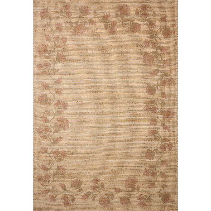 Chris Loves Julia x Loloi Rue Natural / Multi Area Rug, Rectangle 8'6" x 11'6"