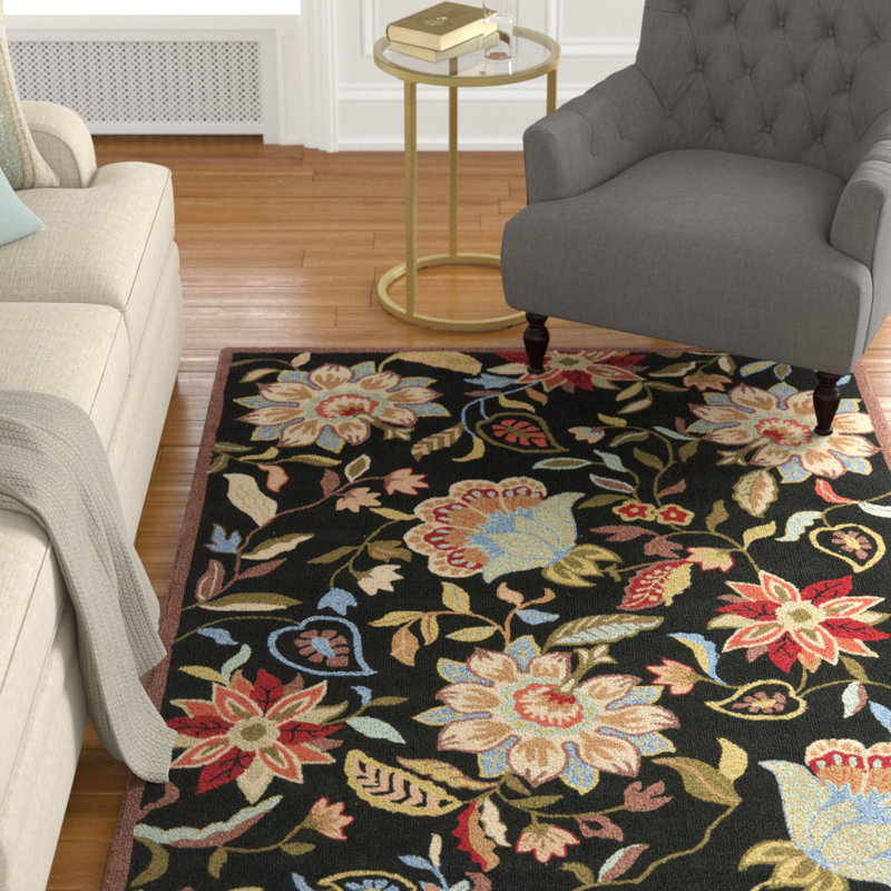 Childers Hand Hooked Performance Southwestern Rug, Rectangle 3'6" x 5'6"