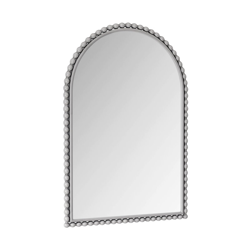 Iron Art Arch Vintage Vanity Mirror, Wall Hanging, Placed On The Table, Suitable For Living Room, Bedroom, Bathroom, Silver