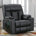 Black Faux Leather