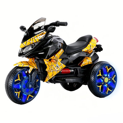 Motocyclette à 3 roues pour enfants avec siège en polyuréthane Alex