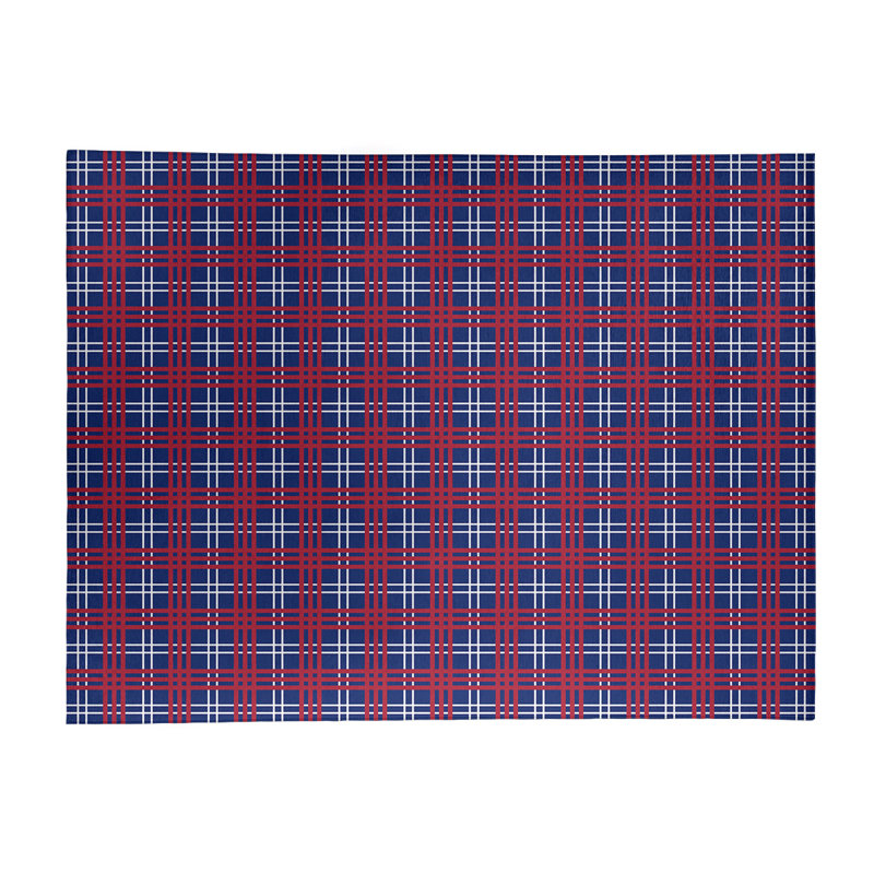 Plaid Indoor Rug, Rectangle 9' x 12'