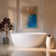 58-5/8" L X 29-1/8" W Solid Surface Stone Resin Freestanding Bathtub In Matte White