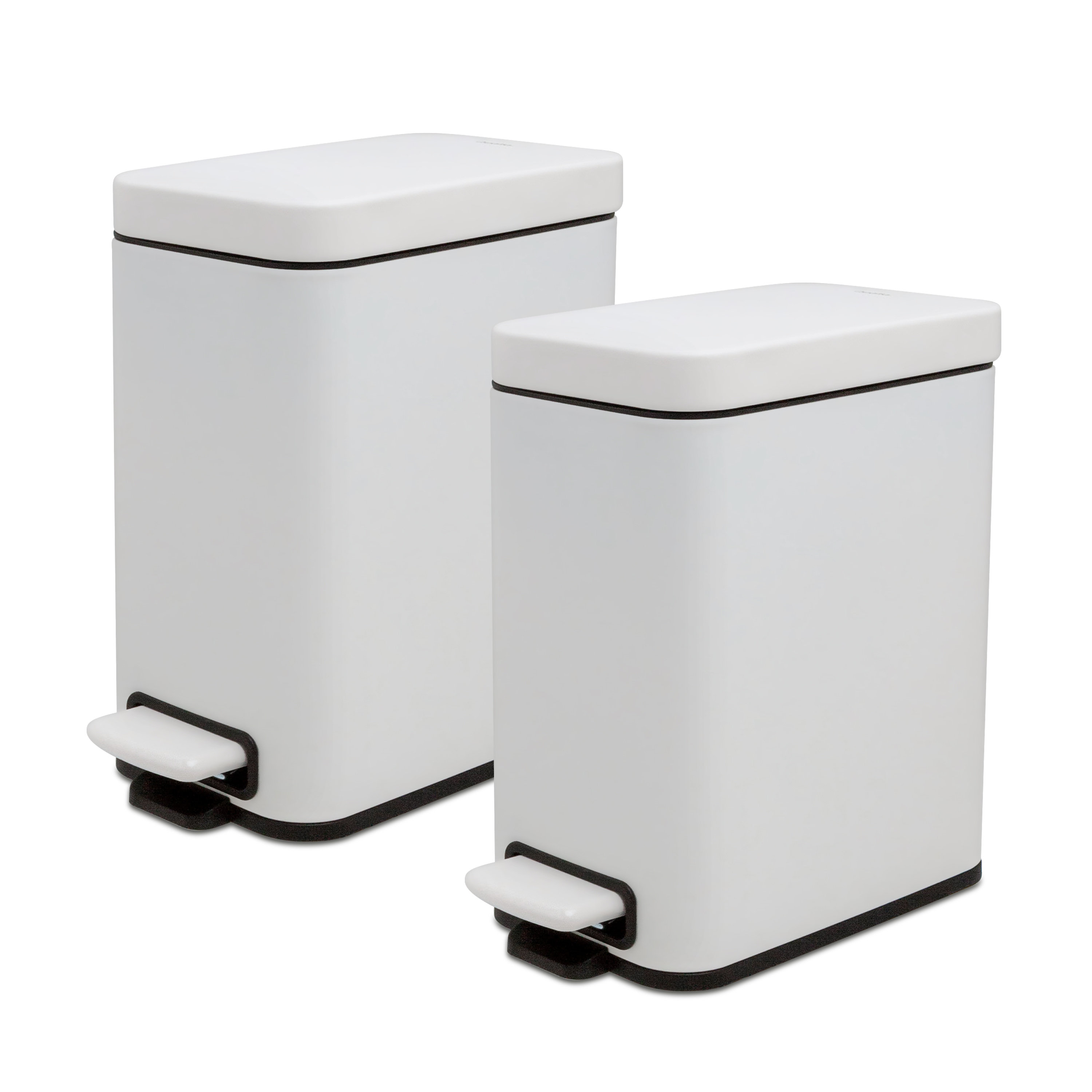 https://assets.wfcdn.com/im/75029931/compr-r85/2577/257781892/qualiazero-trash-can-13-gallon-slim-step-on-bathroom-trash-can-matte-white-twin-pack.jpg