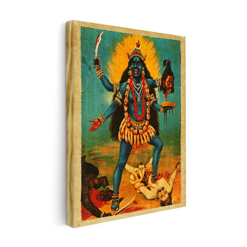 Déesse Kali, Sans cadre, Canevas, 11"H x 14"W