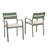 Premium All-Weather Wicker Outdoor Stacking Dining Armchair with Cushion-724228038-724228091