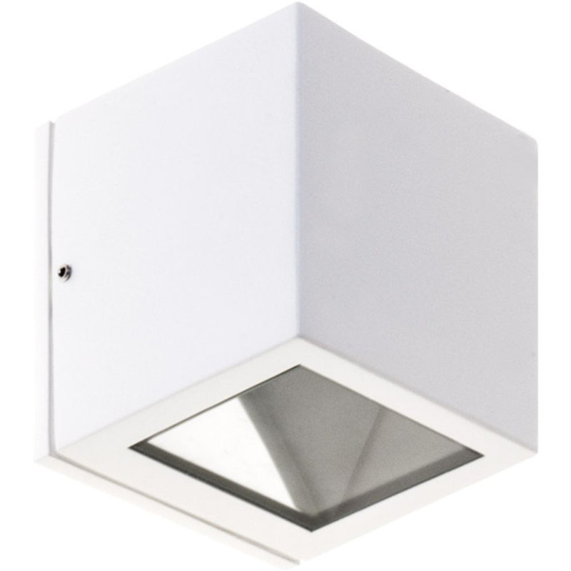 Glosco White 9.5cm H Outdoor Flush Mount