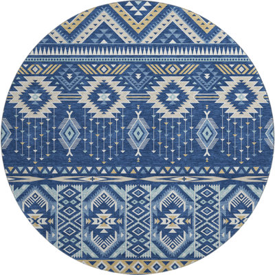 Premium Machine Washable Crestover AMF1851 Aztec Rug