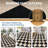 Large Rugs for Living Room 8x10 Washable Easy jute Bedroom Carpet, Stain-Resistant Thin Floor Cover, Foldable Contemporary Checkered Indoor Outdoor Area Rugs for Nursery, Patio, Deck,  White-586308993