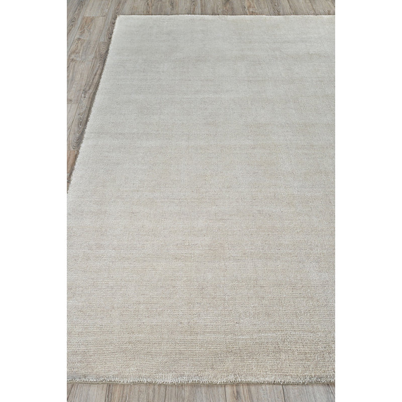 Catalina Hand-Loomed Synthetic Silver Area Rug, Rectangle 9' x 12'