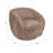 Modern Swivel Chair with Metal Frame and Plush Fabric Upholstery, Contemporary Rounded Design with Non-Woven Support for Stylish Comfort and Durability-1634795728