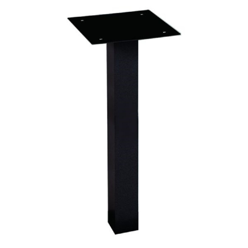 30'' H Square Standard Post, Black