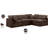 Itala Velvet L-Shaped Sectional Reversible-94482384